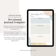 Load image into Gallery viewer, Devotional & Daily Journal Digital Template