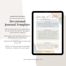Load image into Gallery viewer, Devotional & Daily Journal Digital Template