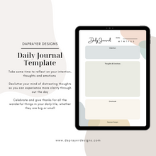 Load image into Gallery viewer, Devotional & Daily Journal Digital Template