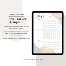 Load image into Gallery viewer, Daily Planner & To-do Lists Digital Template