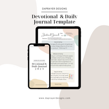 Load image into Gallery viewer, Devotional & Daily Journal Digital Template