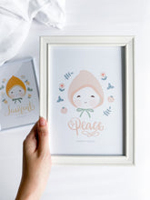 Load image into Gallery viewer, Personalised Fruit Prints - Baby Peach