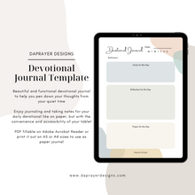 Load image into Gallery viewer, Devotional &amp; Daily Journal Digital Template
