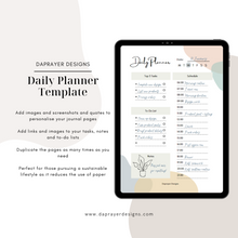 Load image into Gallery viewer, Daily Planner &amp; To-do Lists Digital Template
