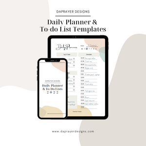 Daily Planner & To-do Lists Digital Template