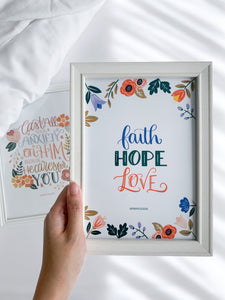 Faith Hope Love - Print