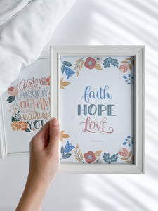 Faith Hope Love - Print