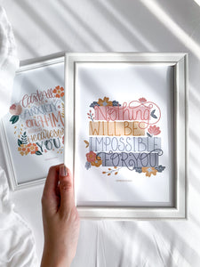 Nothing Will Be Impossible - Print