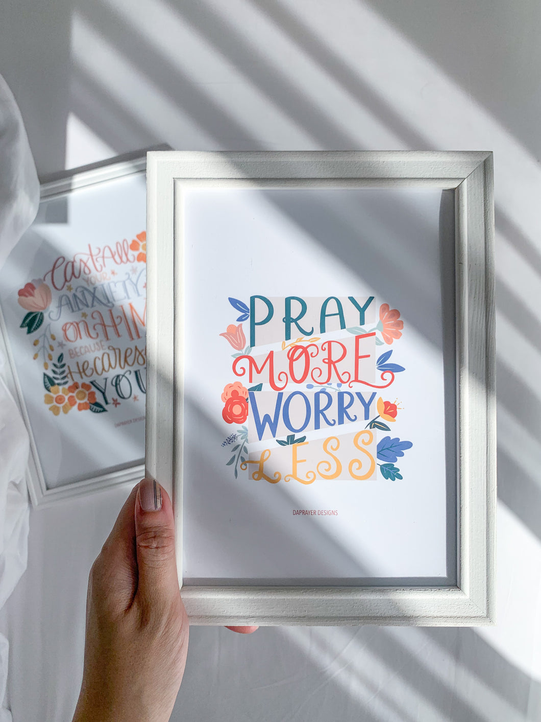 Pray More Worry Less - Print